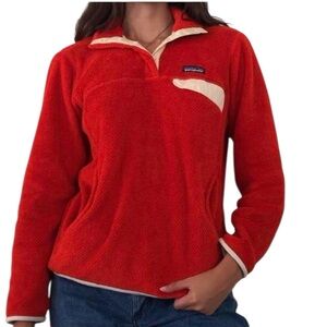 Patagonia Women’s Re-Tool Snap-T Pullover‎ Polartec Eclectic Orange